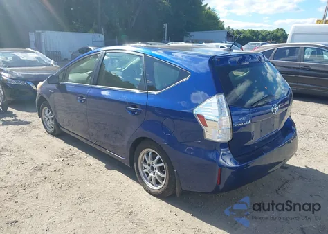 2012 Toyota Prius V Three from USA, damaged, VIN JTDZN3EU5C3133278